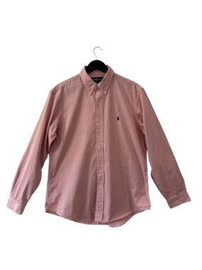 Polo Ralph Lauren Pink/Red Oxford Button Down Shirt | Custom Fit Size 16.5 34/35